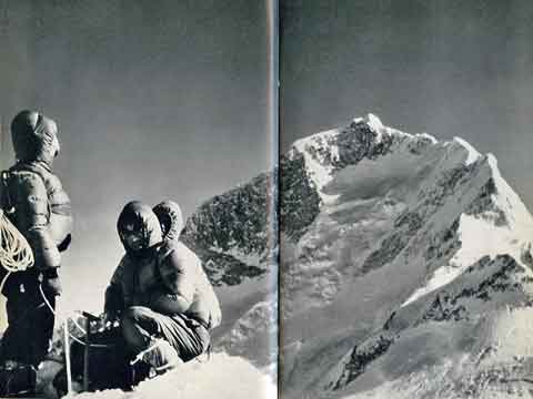 
Makalu North Face From High On Makalu 1955 - Conquistadors of the Useless book
